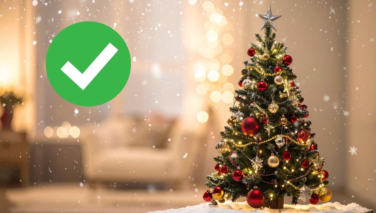 Decora tu árbol de Navidad de esta forma para que no invada el ambiente de tu casa